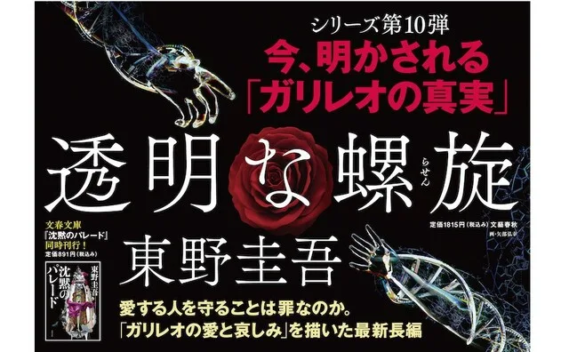 「透明な螺旋/東野圭吾」のあらすじ要約│おすすめな人や注意点、本著の目次構成や著者の他の書籍│2024年年間ベストセラー文庫本